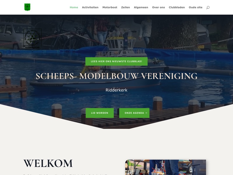 Website Scheeps- Modelbouw Vereniging Ridderkerk